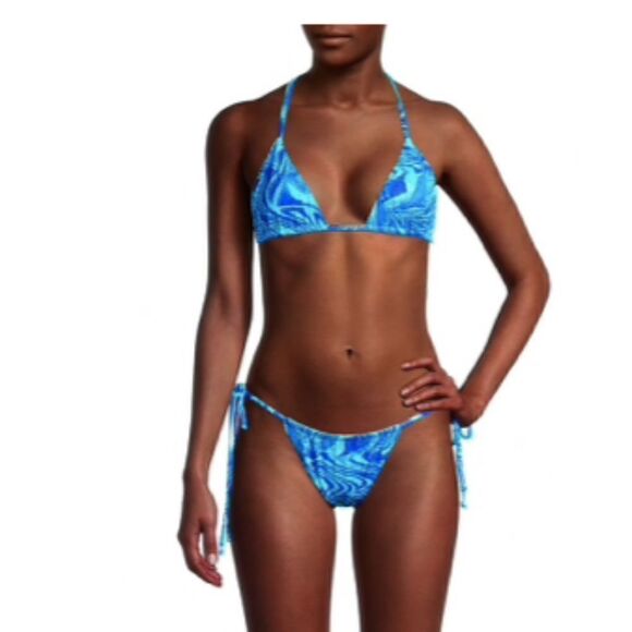 Frankie's Bikinis Other - Frankies Bikini blue marble top